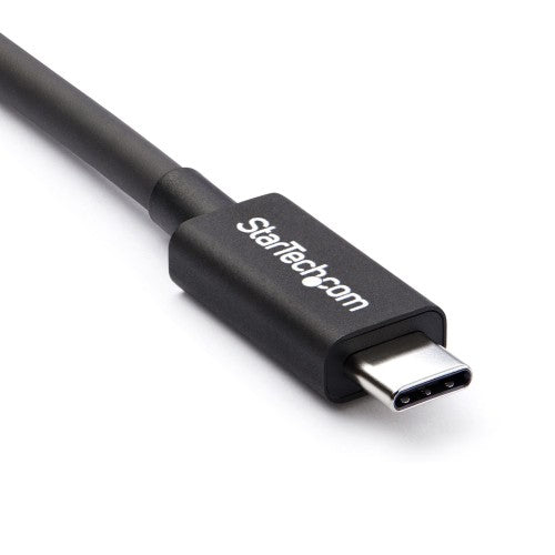 StarTech.com 50cm (1.6ft) Thunderbolt 3 Cable, 40Gbps, 100W PD, 4K/5K, Thunderbolt Certified, Compatible with Thunderbolt 4/USB 3.2/DisplayPort