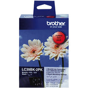 Brother LC39BK2PK ink cartridge 2 pc(s) Original Black