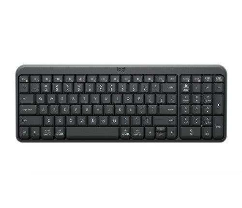 Logitech K250 Compact Bluetooth keyboard Universal RF Wireless + Bluetooth QWERTY US English Graphite