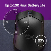 HyperX Pulsefire Haste 2 - Wireless Gaming Mouse (Black)