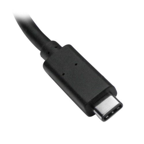StarTech.com 3-Port USB-C Hub with Gigabit Ethernet - USB-C to 3x USB-A - USB 3.0 (5Gbps) - Includes Power Adapter - TAA