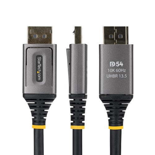 StarTech.com 50cm DisplayPort 2.1 Cable, VESA Certified DP54 DisplayPort Cable, Uncompressed 8K 60Hz, 10K 60Hz/8K 144Hz/4K 240Hz w/DSC 1.2a, DP 2.1 Monitor Cord