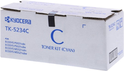 KYOCERA TK-5234C TONER CYAN 2.2K FOR M5521CDW / M5521CDN P5021CDW / P5021CDN