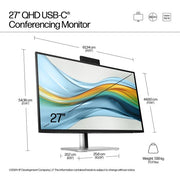 HP Series 5 Pro 27 inch QHD USB-C Conferencing Monitor - 527pm