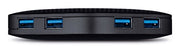 TP-Link UH400 interface hub USB 3.2 Gen 1 (3.1 Gen 1) Type-A 5000 Mbit/s Black