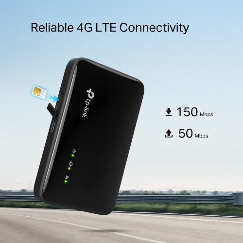 TP-Link M7005 wireless router Single-band (2.4 GHz) 4G Black