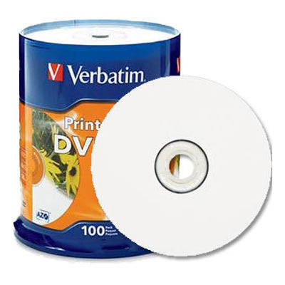 Verbatim DVD-R InkJet 4.7 GB 100 pc(s)