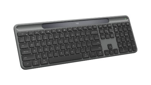 Logitech Signature Slim Solar+ K980 keyboard Universal RF Wireless + Bluetooth QWERTY English Graphite