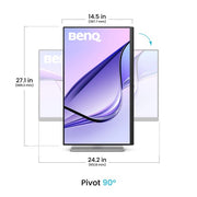 BenQ MA270UP computer monitor 68.6 cm (27") 3840 x 2160 pixels 4K Ultra HD White