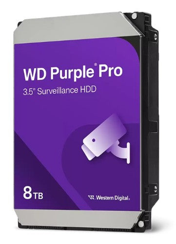 Western Digital Purple Pro Smart Video HDD 8TB internal hard drive 7200 RPM 3.5" Serial ATA