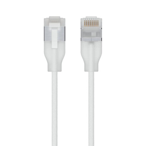 Ubiquiti UACC-Cable-Patch-EL-C6A-2M-W networking cable Translucent, White Cat6a
