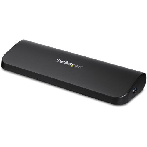 StarTech.com Dual Monitor USB 3.0 Laptop Docking Station with HDMI/DVI/VGA, 3x USB-A Hub, GbE, Audio, Universal Type-A Dock for Windows/macOS/ChromeOS - TAA Compliant