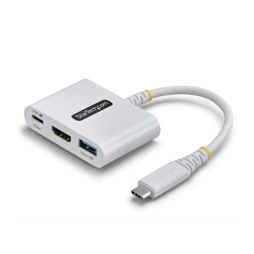 StarTech.com USB-C to HDMI Multiport Adapter with 140W PD Charging, 4K 60Hz HDMI, USB 5Gbps Hub, Mini Dock For MacBook / Dell / Thinkpad / HP / iPad / Tablets