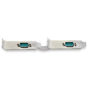 StarTech.com 2-port PCI Express RS232 Serial Adapter Card - PCIe RS232 Serial Host Controller Card - PCIe to Serial DB9 - 16950 UART - Low Profile Expansion Card - Windows & Linux - TAA