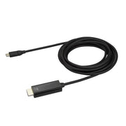StarTech.com 10ft (3m) USB C to HDMI Cable - 4K 60Hz USB Type C to HDMI 2.0 Video Adapter Cable - Thunderbolt Compatible - Laptop to HDMI Monitor/Display - DP 1.2 Alt Mode HBR2 - Black