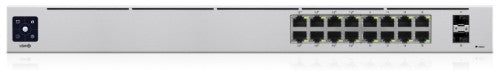Ubiquiti UniFi USW-16-POE Managed L2/L3 Gigabit Ethernet (10/100/1000) Power over Ethernet (PoE) 1U Silver