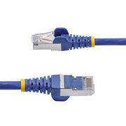 StarTech.com 2m Blue CAT8 Ethernet Cable, Snagless RJ45, 25G/40G, 2000MHz, 100W PoE++, S/FTP, 26AWG Pure Bare Copper Wire, LSZH, Shielded Network Patch Cord w/Strain Reliefs, Individually Tested