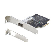 StarTech.com 1-Port GbE SFP Network Card, PCIe 2.1 x1, Intel I210-IS, 1GbE Controller, 1000BASE Copper/Fiber Optic, Single-Port Gigabit Ethernet NIC, Desktop/Server Backplanes - Windows and Linux Compatible