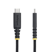 StarTech.com 6ft (2m) USB-C Charging Cable, Durable and Ultra-Flexible, Side Screw Locking, 240W (5A) PD EPR, USB 2.0 Laptop Charger Cable, USB-IF Certified, Rugged USB-C Charging Cord