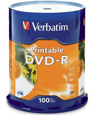 Verbatim DVD-R InkJet 4.7 GB 100 pc(s)