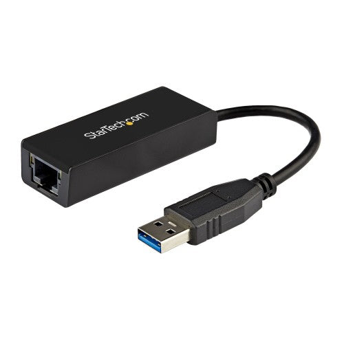 StarTech.com USB 3.0 to Gigabit Ethernet Network Adapter, 10/100/1000 Mbps, USB to RJ45, USB 3.0 to LAN Adapter, USB 3.0 Ethernet Adapter (GbE), TAA Compliant