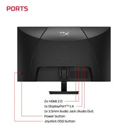 HP HyperX OMEN 31.5 inch QHD 200Hz Gaming Monitor - OMEN 32q G3