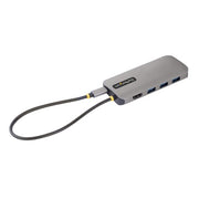 StarTech.com USB C Multiport Adapter 4K 60Hz HDMI Video, 3 Port 5Gbps USB-A Hub, 100W USB Power Delivery Pass-Through/GbE/SD/MicroSD, 12"/30cm Cable, Travel Laptop Docking Station