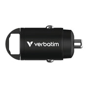 Verbatim Mini Car Charger Universal Black Cigar lighter Fast charging Auto