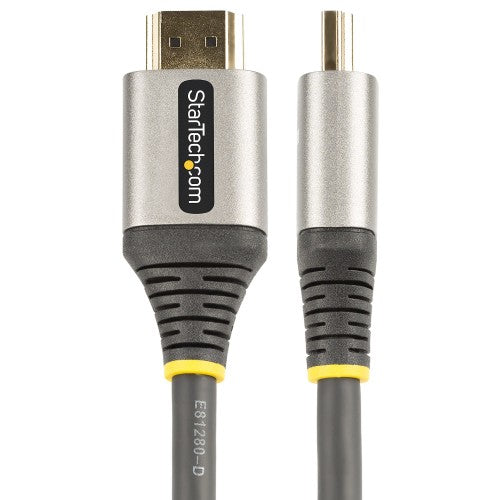 StarTech.com 3ft (1m) Premium Certified HDMI 2.0 Cable, High Speed Ultra HD 4K 60Hz HDMI Cable w/ Ethernet, HDR10, ARC, TPE Jacket, UHD HDMI Video Cord, For UHD Monitors, TVs, Displays - M/M