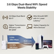 TP-Link RE225BE network extender Network repeater White
