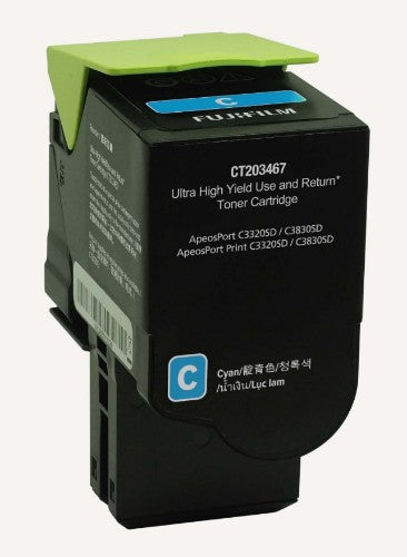 Fujifilm CYAN ULTRA HI YLD USE & RETURN TONER CART 7K FOR APC3830 APPC3830 APC3320 APPC3320