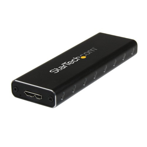 StarTech.com M.2 SSD Enclosure for M.2 SATA SSDs - USB 3.0 (5Gbps) with UASP - TAA