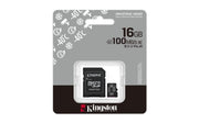 Kingston Technology 16GB microSDHC Industrial C10 A1 pSLC Card + SD Adapter