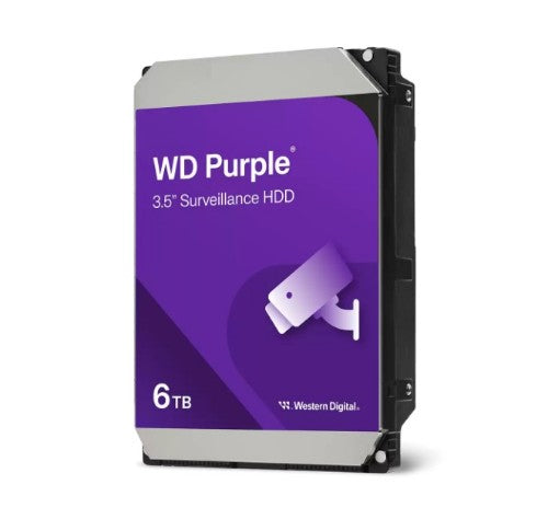 Western Digital Purple internal hard drive 6 TB 5400 RPM 256 MB 3.5" Serial ATA III