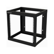 StarTech.com 2-Post 9U Heavy-Duty Wall-Mount Network Rack, 19" Open Frame Server Rack, 18" Deep, Wall Mount Data Rack for IT / AV / Patch Panel / Computer Equipment