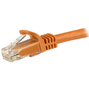 StarTech.com 1m CAT6 Ethernet Cable - Orange CAT 6 Gigabit Ethernet Wire -250MHz 100W PoE RJ45 UTP Network/Patch Cord Snagless w/Strain Relief Individually Tested