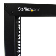 StarTech.com 42U 2-Post Open Frame Server Rack, 19in Rolling IT Rack with 661lb (300kg) Weight Capacity, Space-Saving Floor-Standing Network Rack
