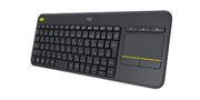 Logitech 920-007165 keyboard TV RF Wireless English Black