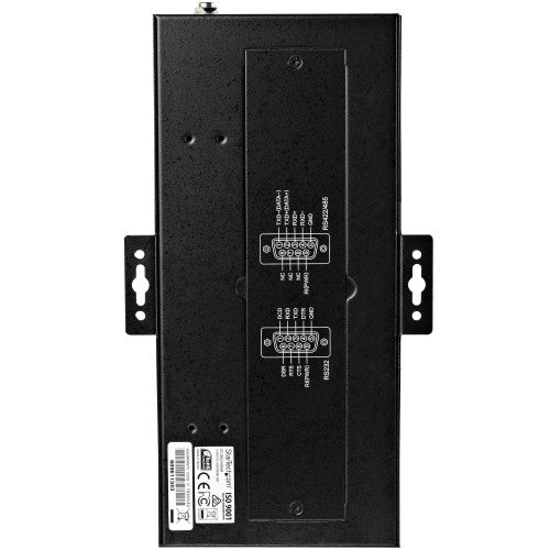 StarTech.com 8 Port Serial Hub USB to RS232/RS485/RS422 Adapter - Industrial USB 2.0 to DB9 Serial Converter Hub - IP30 Rated - Din Rail Mountable Metal Serial Hub - 15kV ESD Protection - TAA