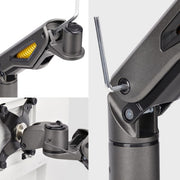 StarTech.com Desk Mount Monitor Arm, Up To 32" Display, Max 22lb/10kg, VESA 75x75/100x100, C-Clamp, Fully Articulating, Mechanical Spring, TAA-compliant