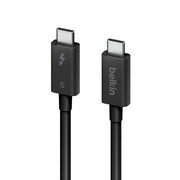 Belkin INZ005FQ1MBK Thunderbolt cable 1 m 120 Gbit/s Black