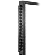 StarTech.com 2-Pack 20U Vertical Server Rack Cable Management with D-Ring Hooks, 40U Network Rack Cord Manager Panels, 2x 3ft (91cm) Wire Organizers