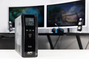 APC Back-UPS Pro, 1200VA/720W, Tower, 230V, 8x IEC C13 outlets, Sine Wave, AVR, USB Type A + C ports, LCD, User Replaceable Battery