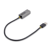 StarTech.com USB 3.0 to Gigabit Ethernet Network Adapter, 10/100/1000 Mbps, USB to RJ45, USB 3.0 to LAN Adapter, USB 3.0 Ethernet Adapter (GbE), 11in Attached Cable, Driverless Install