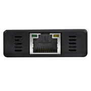 StarTech.com 3-Port Portable USB 3.0 Hub plus Gigabit Ethernet - 5Gbps - Aluminum with Built-in Cable - TAA