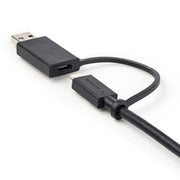 StarTech.com 3.3ft (1m) USB-C Cable with USB-A Adapter Dongle, USB 10Gbps/5Gbps, 100W (5A) PD, 8K 60Hz / 4K 144Hz DP Alt Mode - Thunderbolt Compatible