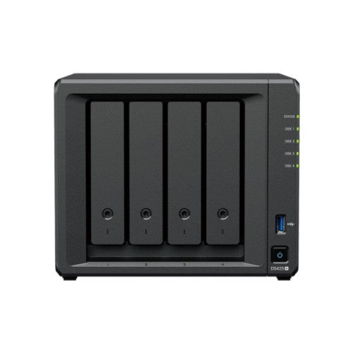 Synology DiskStation DS425+ NAS/storage server Intel® Celeron® J4125 2 GB DDR4 0 TB Black
