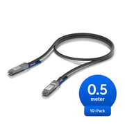 Ubiquiti UACC-DAC-QSFP28-0.5M-10 InfiniBand/fibre optic cable Black