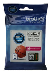 Brother LC431XLM XL MAGENTA INK ink cartridge 1 pc(s) Original Black