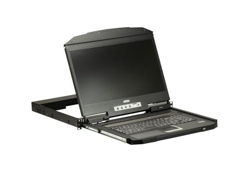ATEN CL3100NX-ATA-AU rack console 47 cm (18.5") 1366 x 768 pixels Metal, Plastic Black 1U